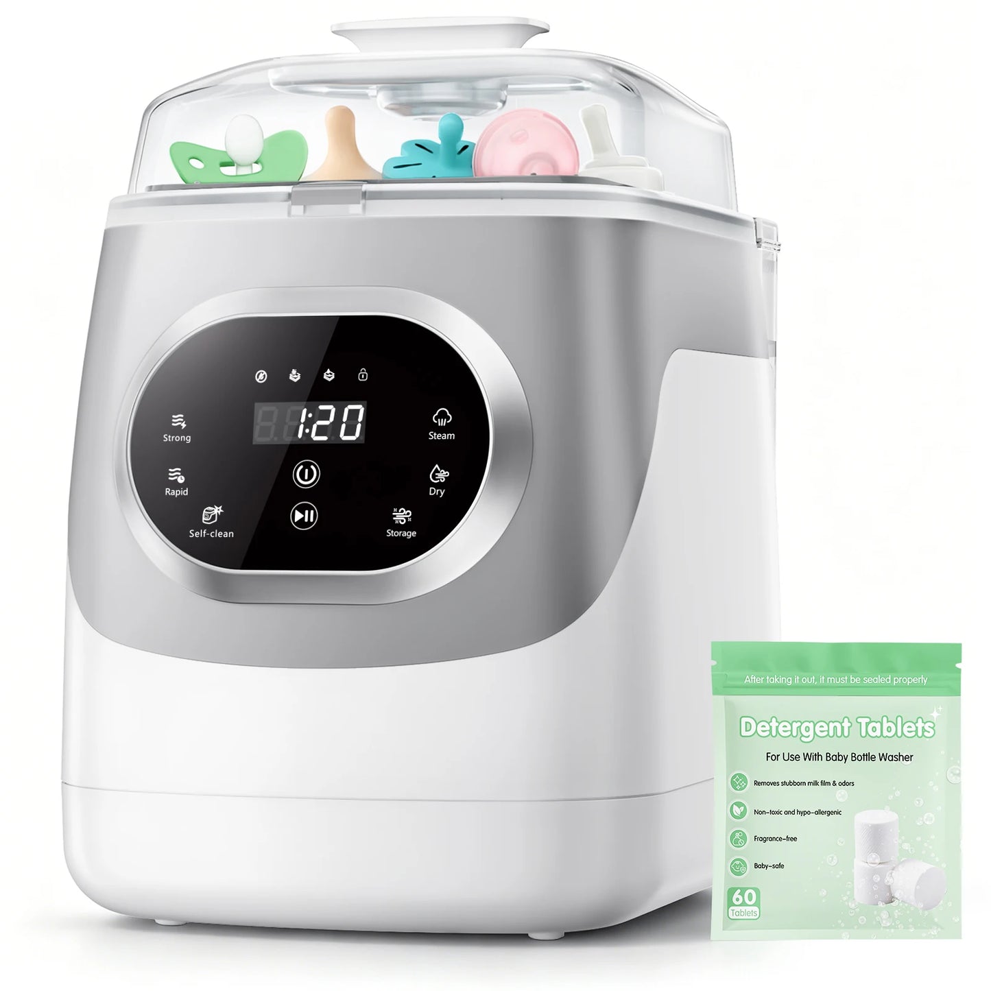 4 In 1 Baby Bottle Washer Sterilizer Dryer Electric System