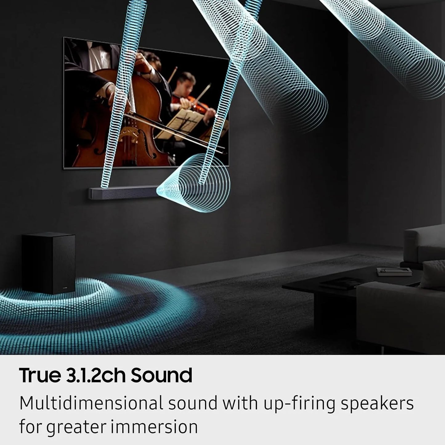 Samsung HW Q600F ZP Q Series 3.1.2ch Soundbar With Subwoofer