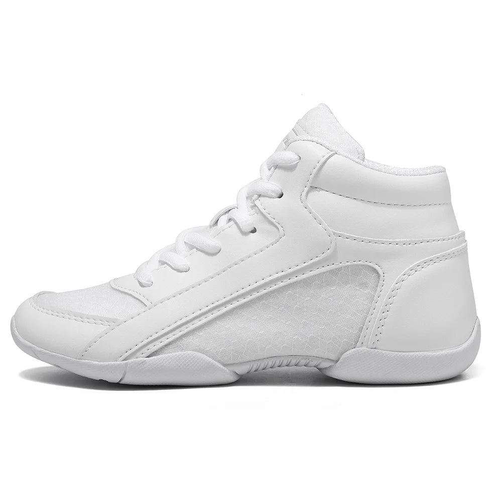 Baxinier Girls Youth High Top Cheer Sneakers Breathable Training