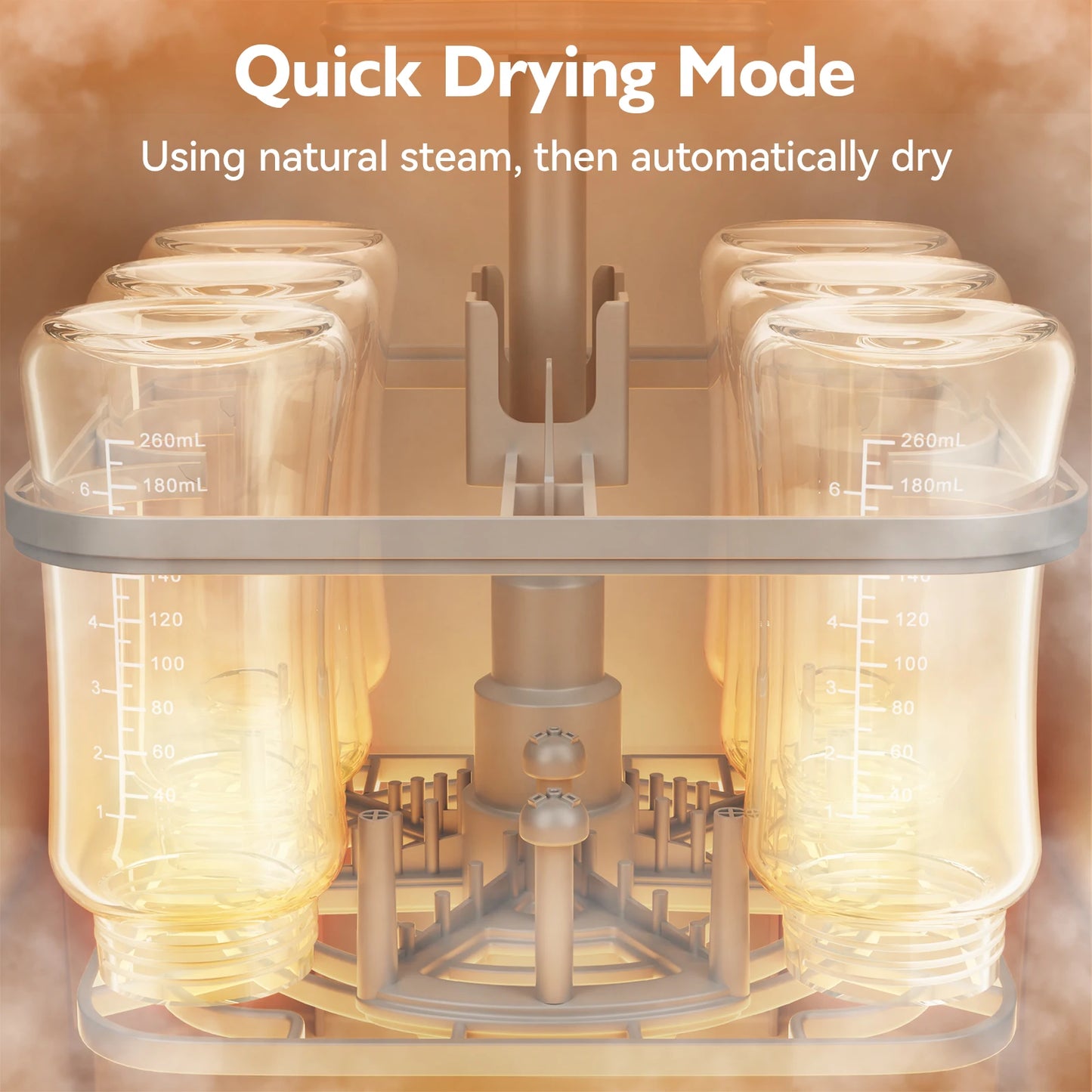 4 In 1 Baby Bottle Washer Sterilizer Dryer Electric System