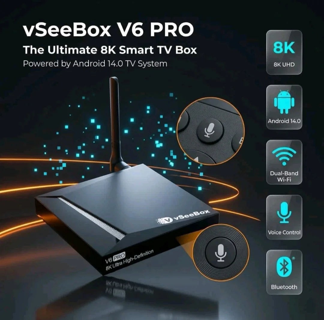 Vseebox V6 Pro Android TV Box With Amlogic S928X QuadCore
