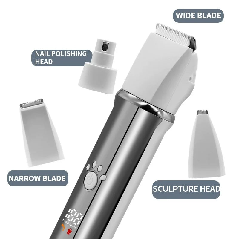 Four In One Pet Grooming And Care Set Blades Included