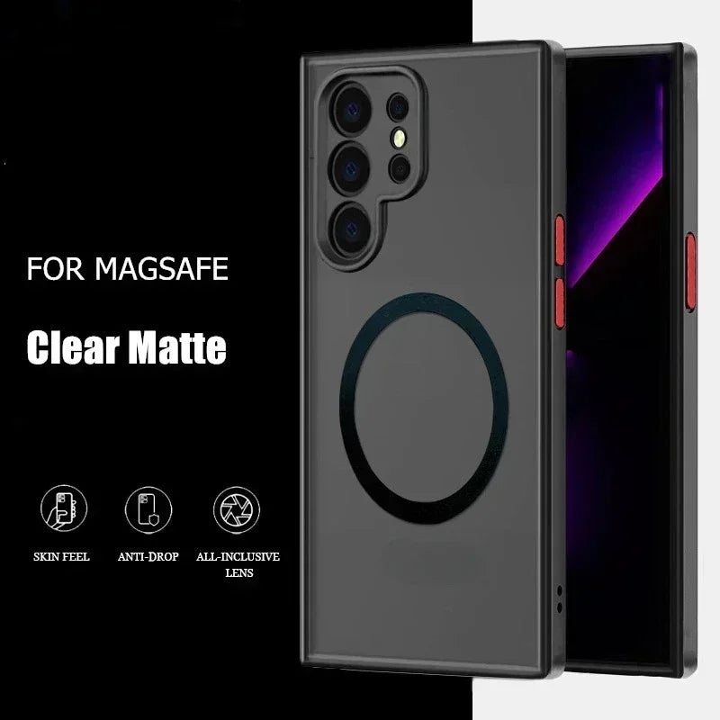 MagSafe Magnetic Case For Samsung Galaxy S21 Ultra Note 20