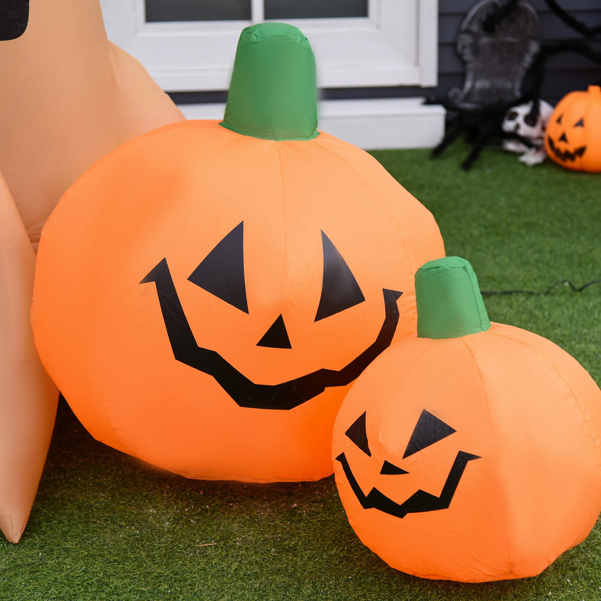 HOMCOM Inflatable Halloween Haunted Tree Outdoor Yard Decoration