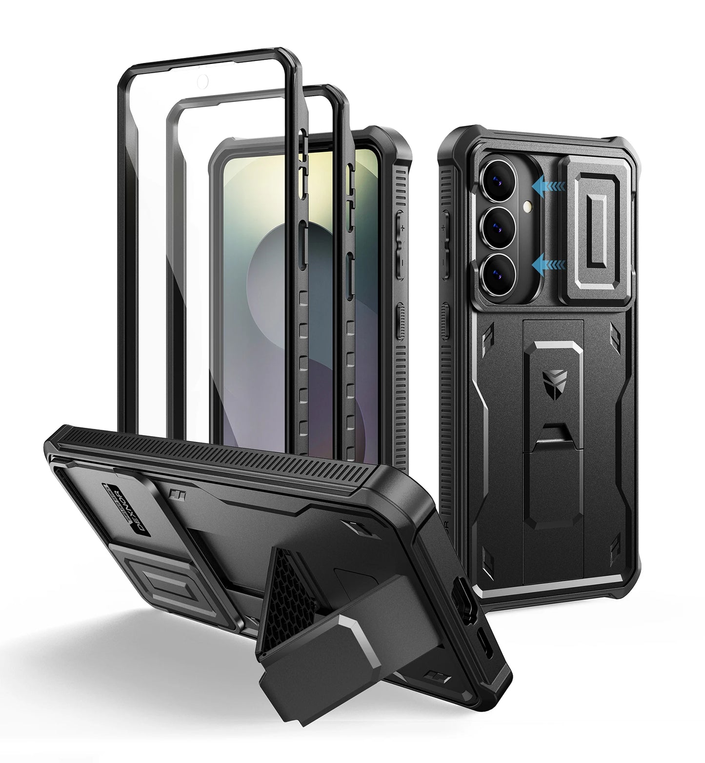 Dexnor Shockproof Case With Screen Protector And Kickstand Samsung S26