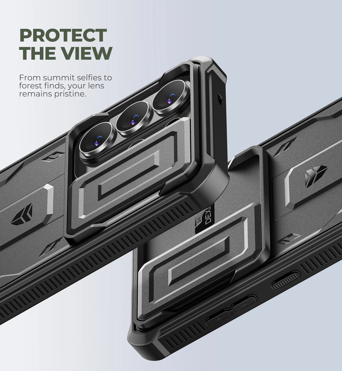 Dexnor Shockproof Case With Screen Protector And Kickstand Samsung S26