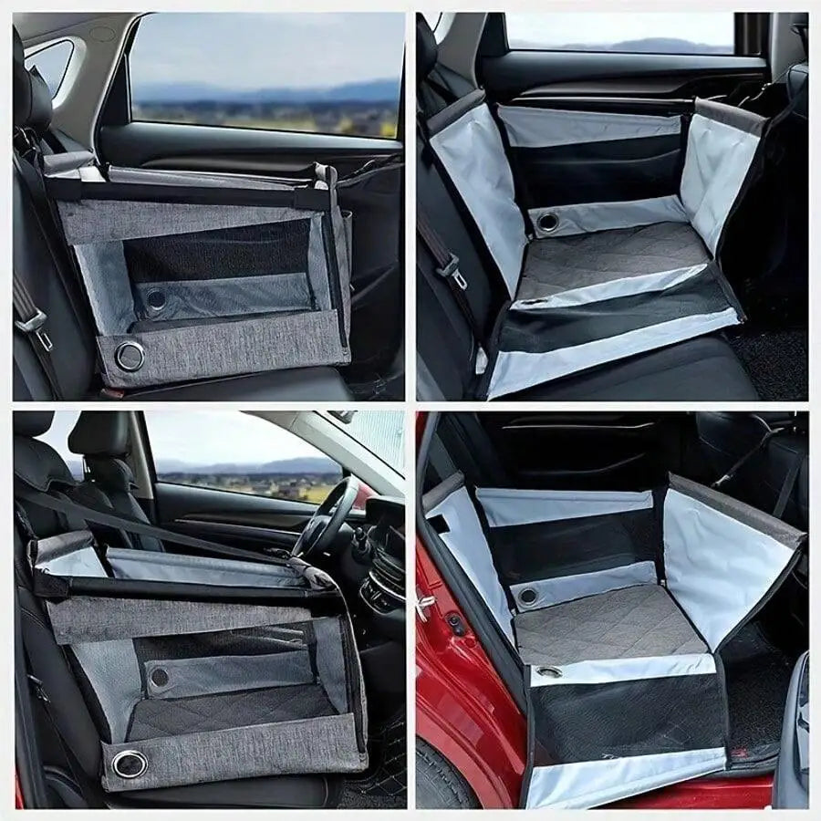 Large Pet Car Seat Cushion And Carrier Mat For Travel