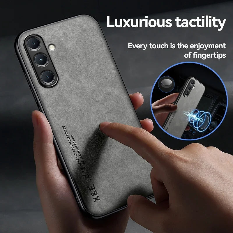 Galaxy A56 A36 A26 A16 5G Case Magnetic Car Holder