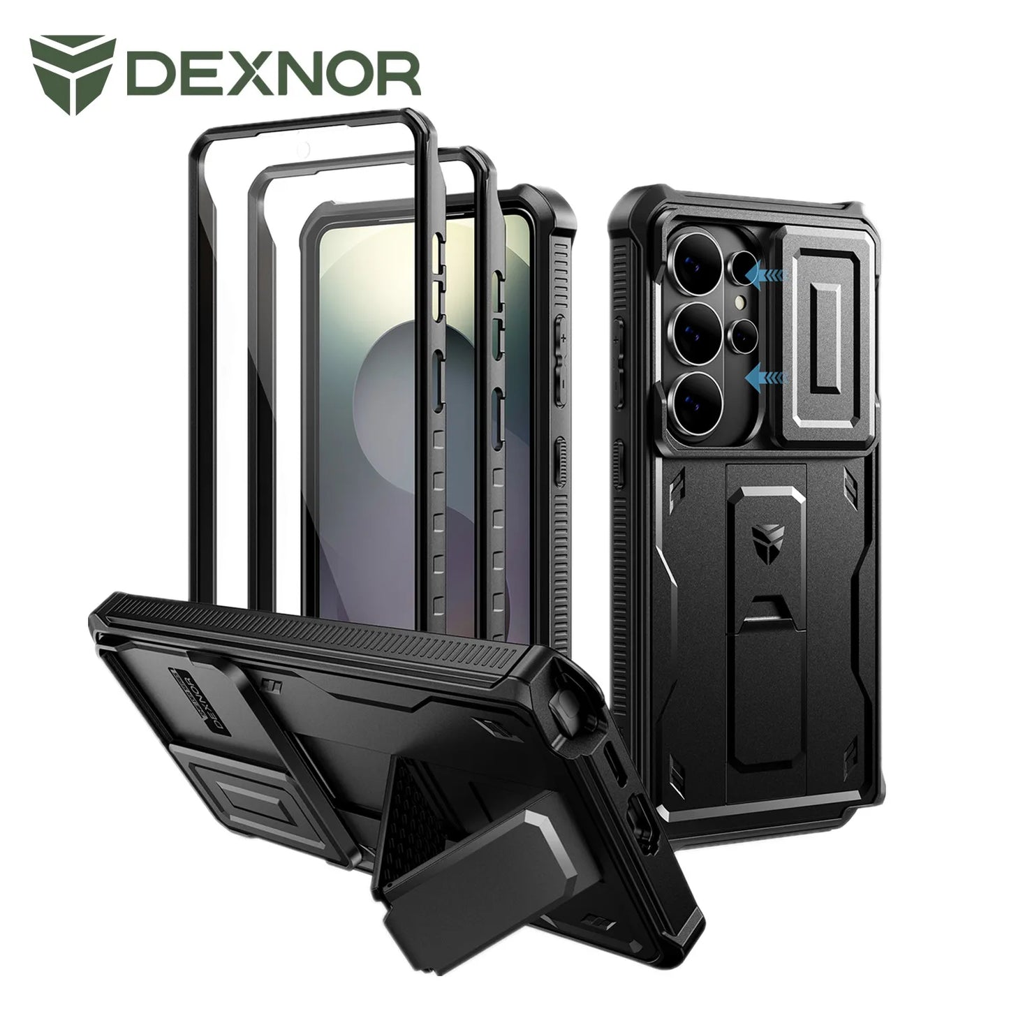 Dexnor Shockproof Case With Screen Protector And Kickstand Samsung S26