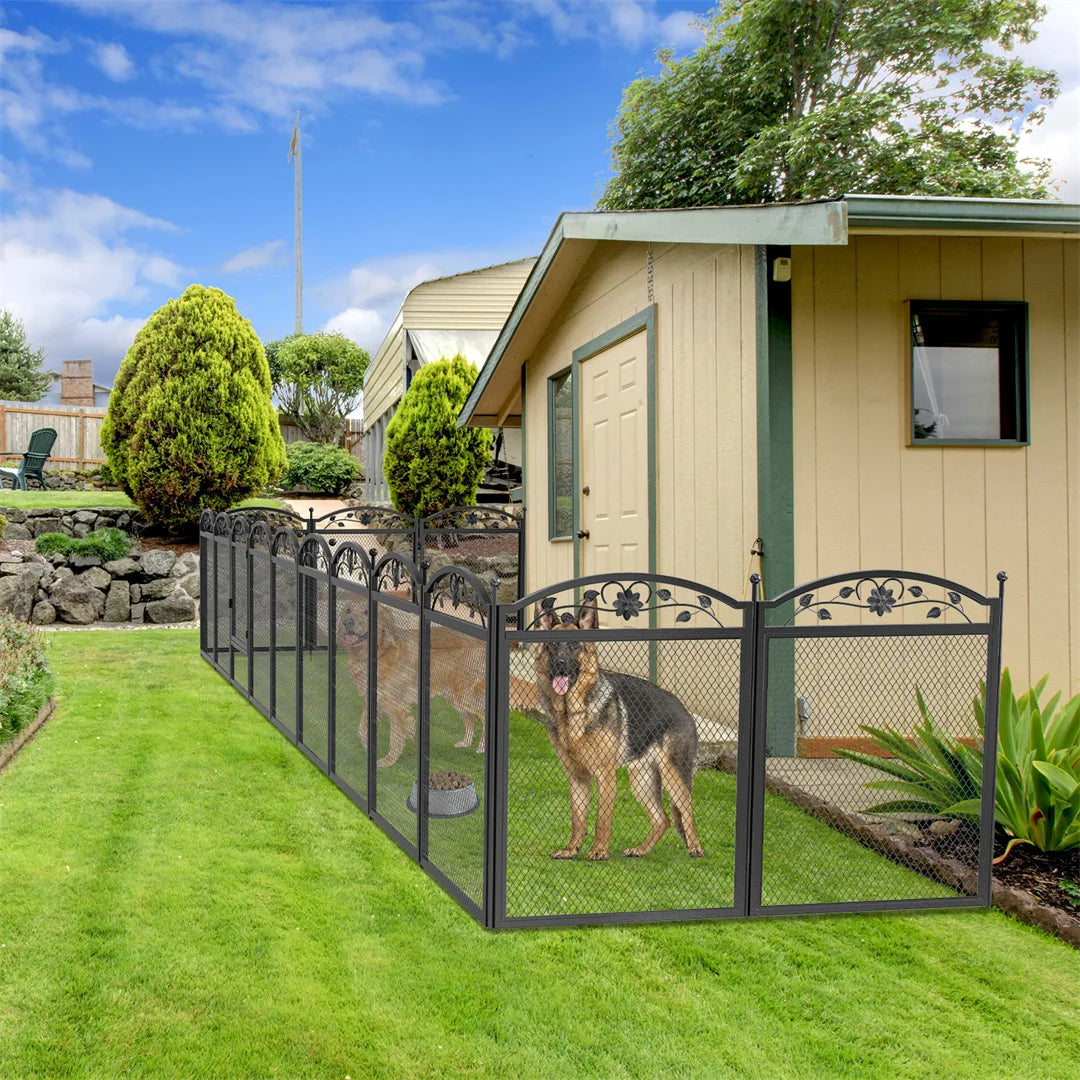 Bingopaw Heavy Duty Metal Dog Playpen For Training And Whelping