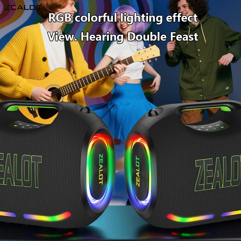 ZEALOT ZE21 250W Wireless Speaker TWS Subwoofer Waterproof Bluetooth
