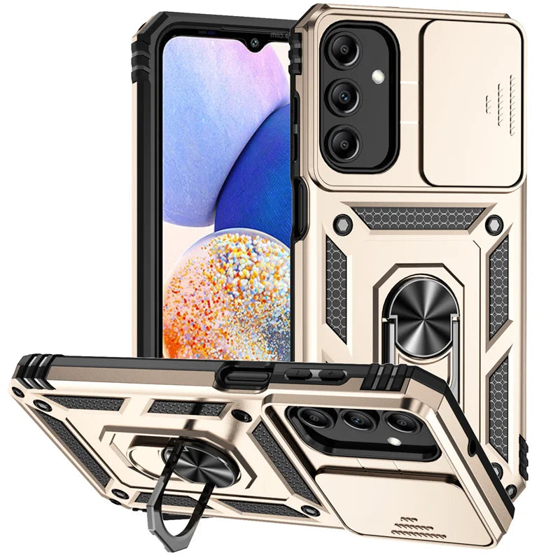 Galaxy A16 A26 A36 5G Case With Slide Lens Protector