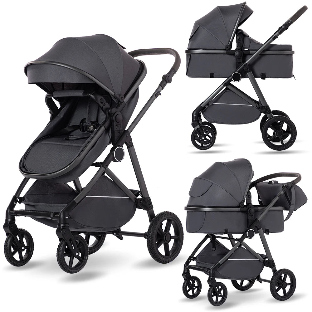 B.childhood 2 In 1 Baby Stroller Pram Foldable Adjustable Canopy