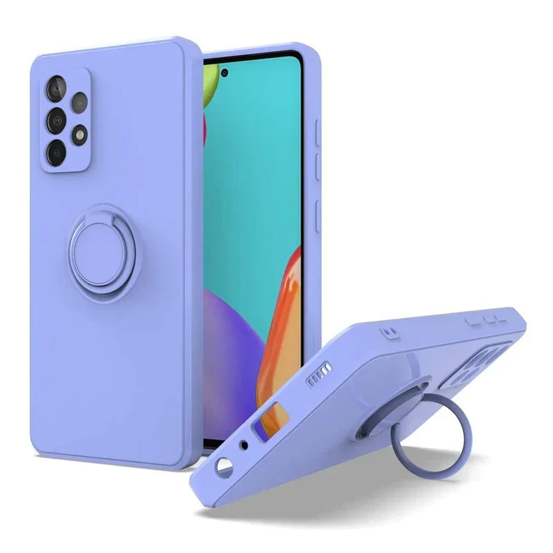 Shockproof Case With Magnetic Ring Holder For Samsung Galaxy S24 S23 S22 S21