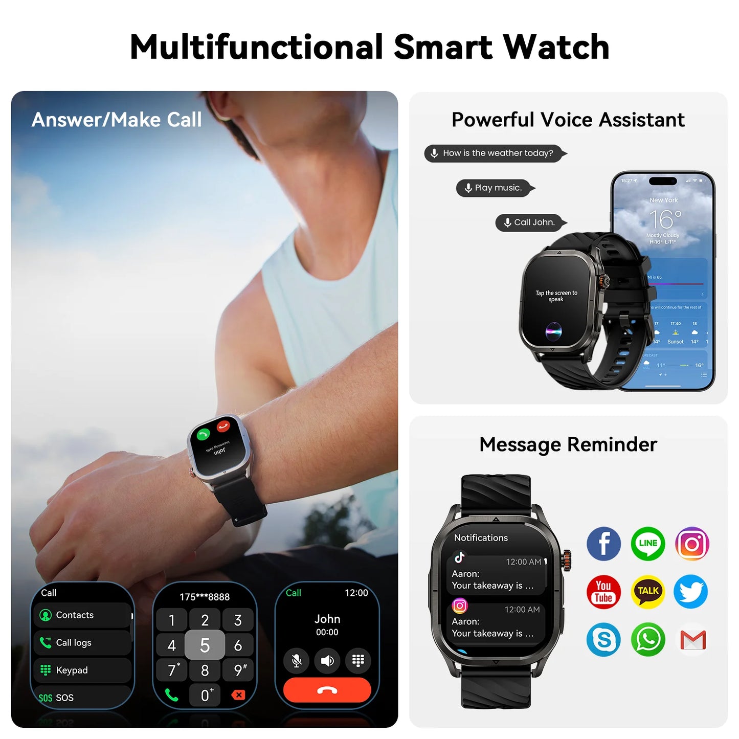 KOSPET Magic P10 GPS Smartwatch With AMOLED Display