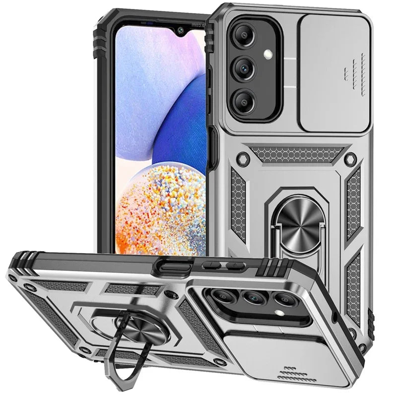 Galaxy A16 A26 A36 5G Case With Slide Lens Protector
