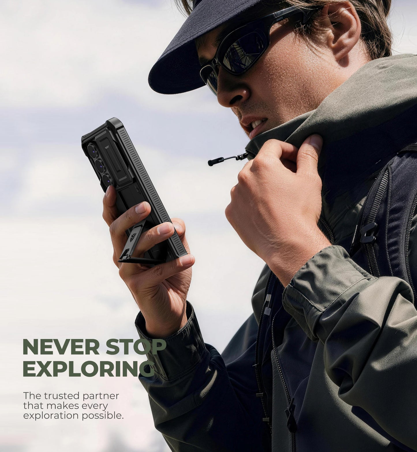 Dexnor Shockproof Case With Screen Protector And Kickstand Samsung S26