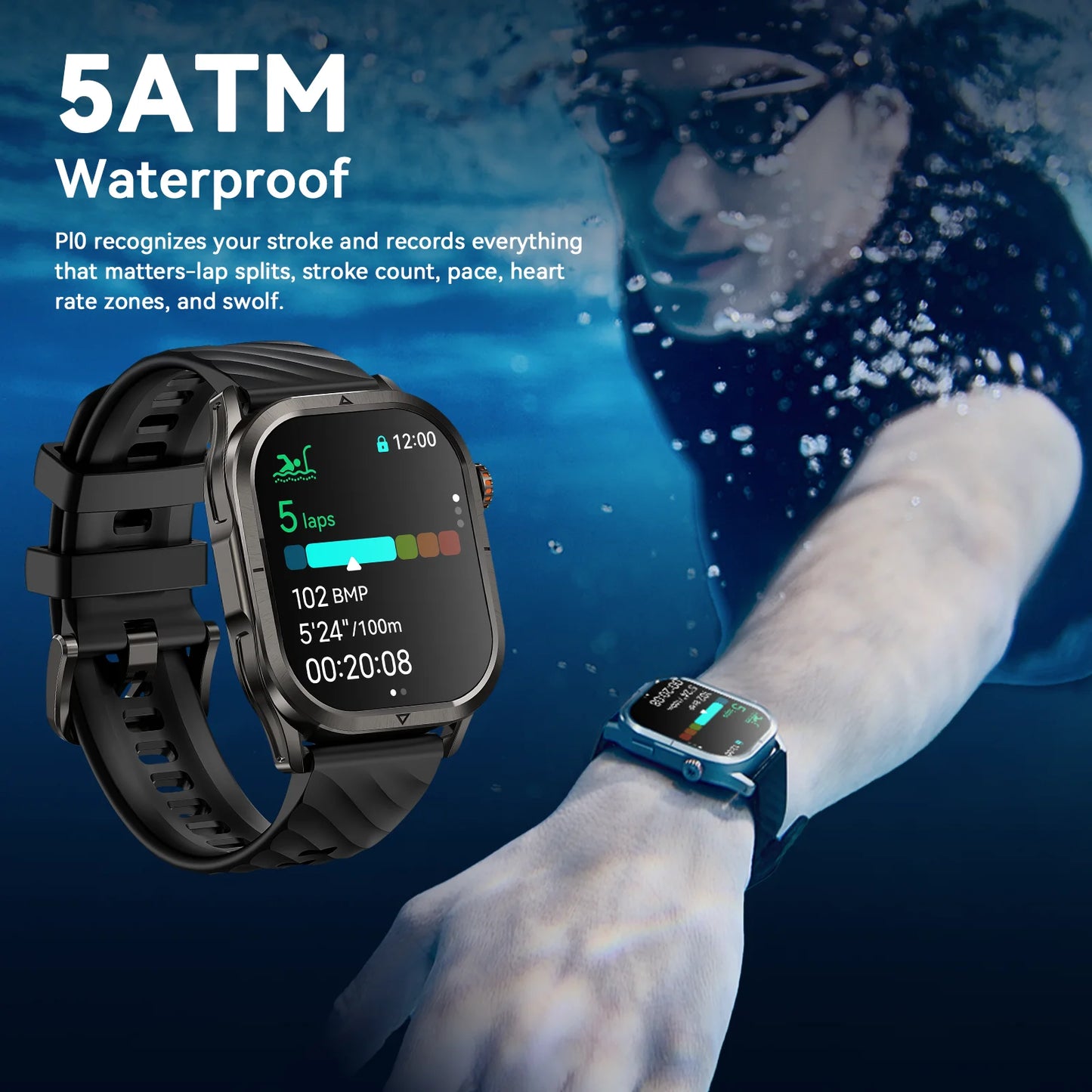 KOSPET Magic P10 GPS Smartwatch With AMOLED Display