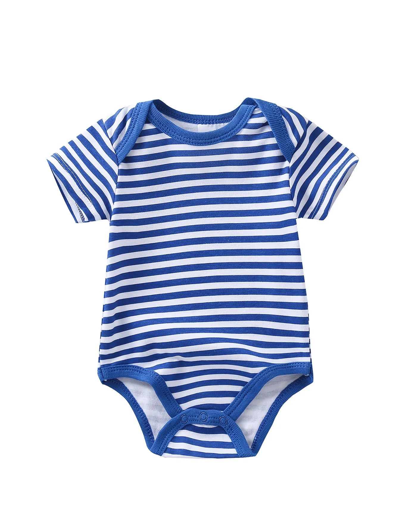 Baby Boy 5 Piece Sailboat Romper Set Soft Breathable Cotton