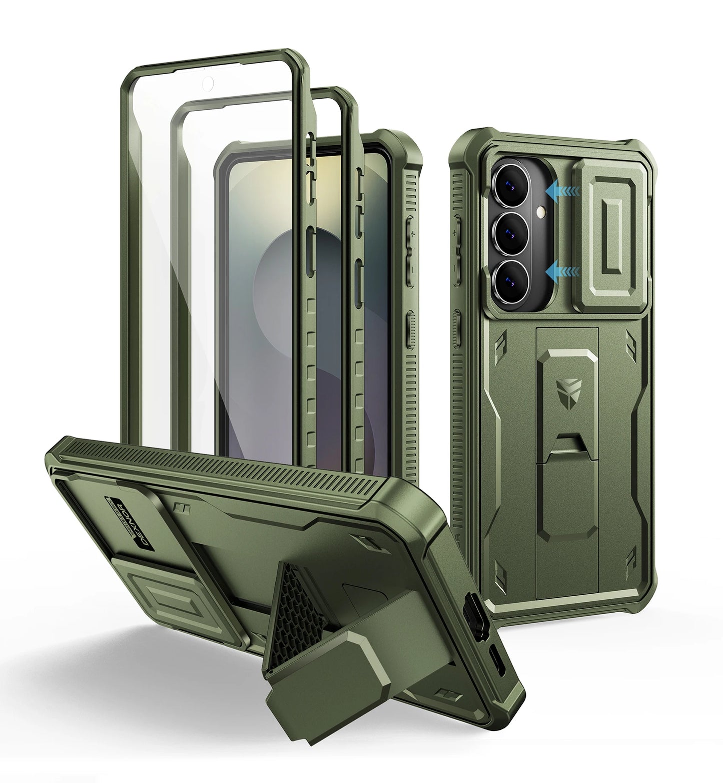 Dexnor Shockproof Case With Screen Protector And Kickstand Samsung S26