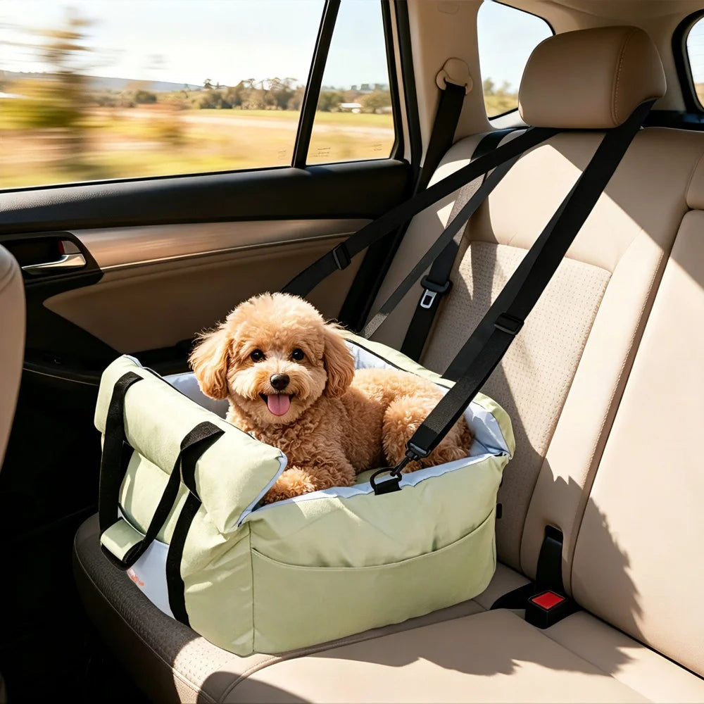 Borwart Portable Dog Car Seat Pet Booster Travel Carrier