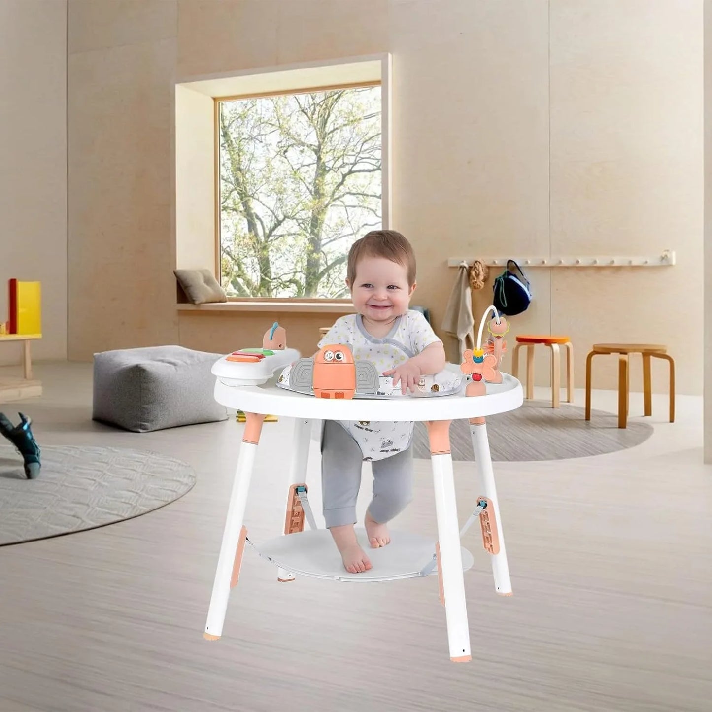 Ubravoo 3 In 1 Baby Activity Center With Detachable Toys