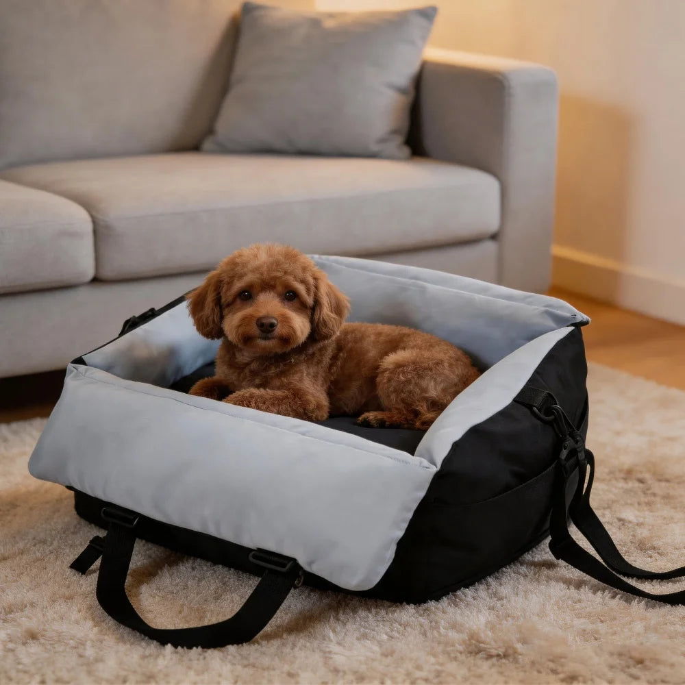 Borwart Portable Dog Car Seat Pet Booster Travel Carrier