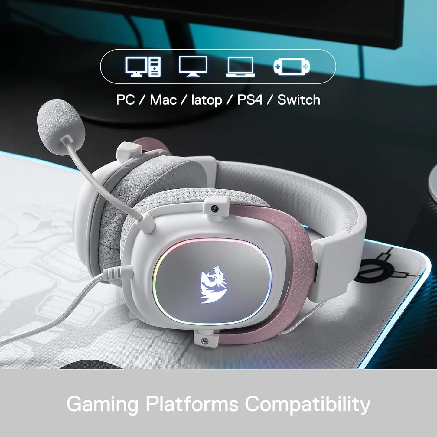 Redragon H510 Zeus X RGB Wired Gaming Headset 7.1 Surround Sound