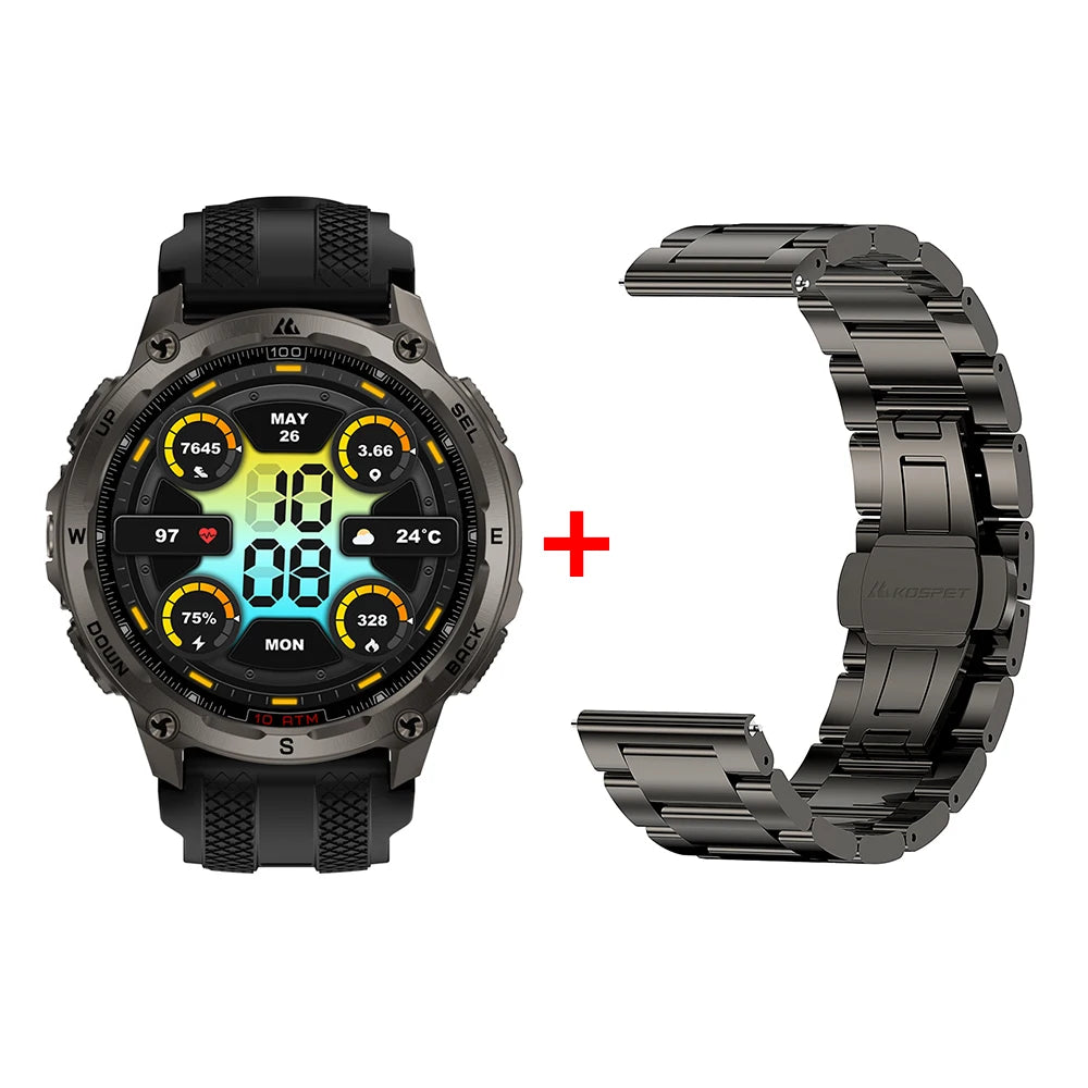 KOSPET Tank T4 Smart Watch GPS Maps 10ATM Waterproof