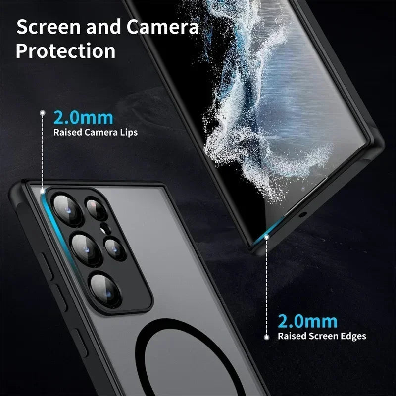 MagSafe Magnetic Case For Samsung Galaxy S21 Ultra Note 20