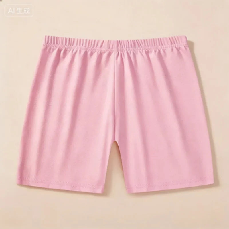 Girls Summer Safety Leggings Set 12 Pieces Elastic Waist Shorts