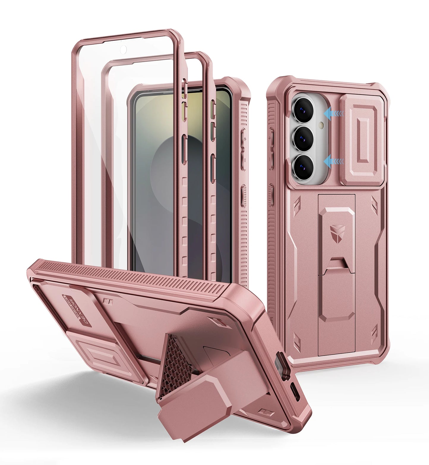 Dexnor Shockproof Case With Screen Protector And Kickstand Samsung S26