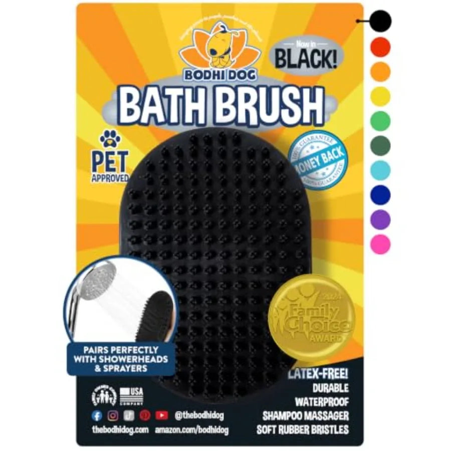 Pet Shampoo Brush For Dogs And Cats Premium Bath Scrubber