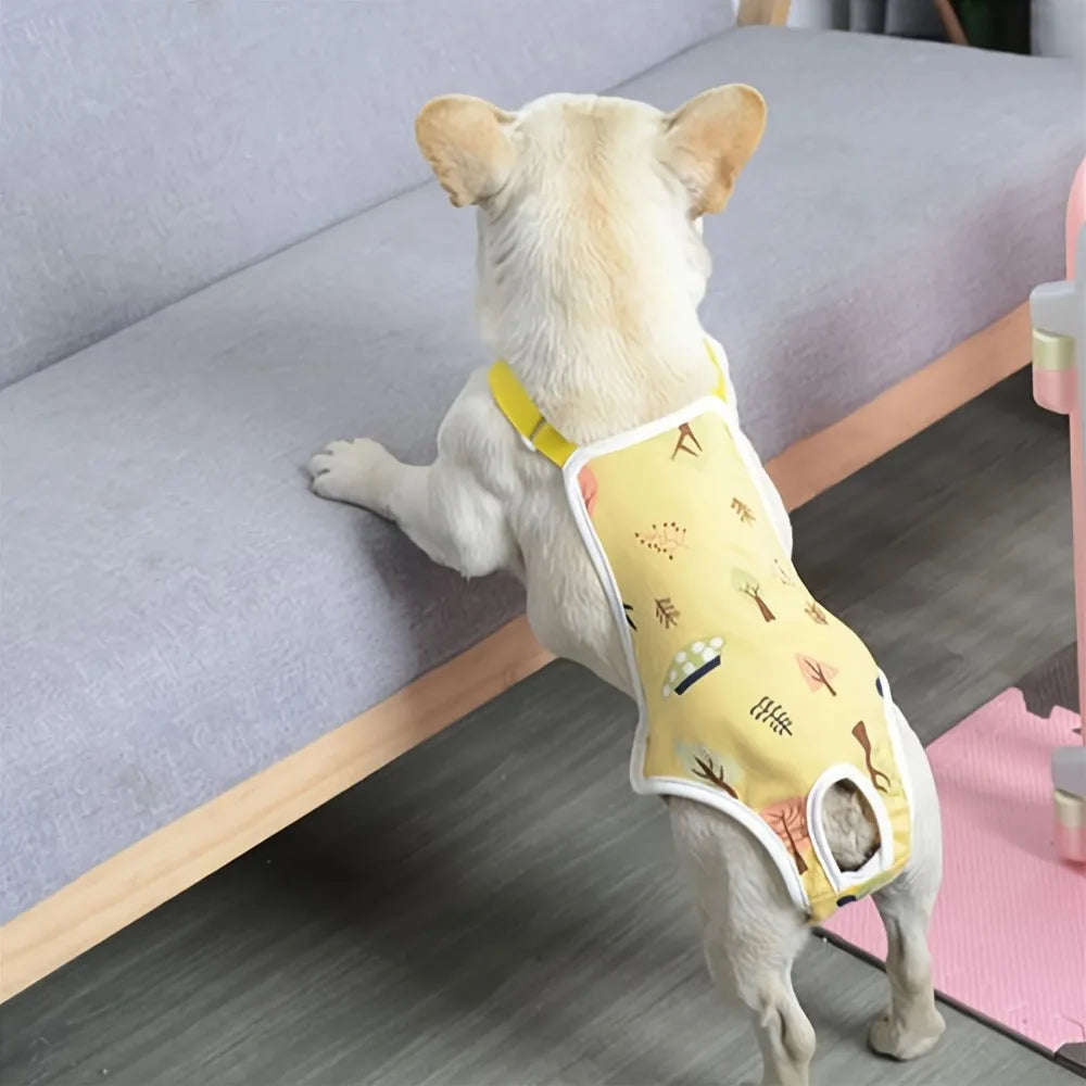 Adjustable Dog Underwear With Straps For French Bulldog