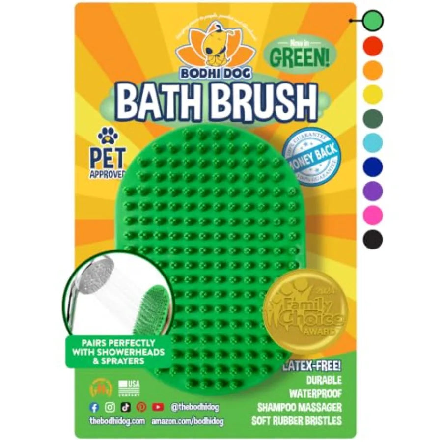 Pet Shampoo Brush For Dogs And Cats Premium Bath Scrubber