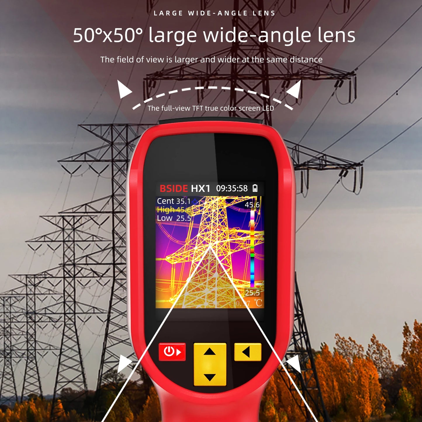 BSIDE HX1 Handheld Thermal Imager 240 By 240 Resolution PC Analysis Software