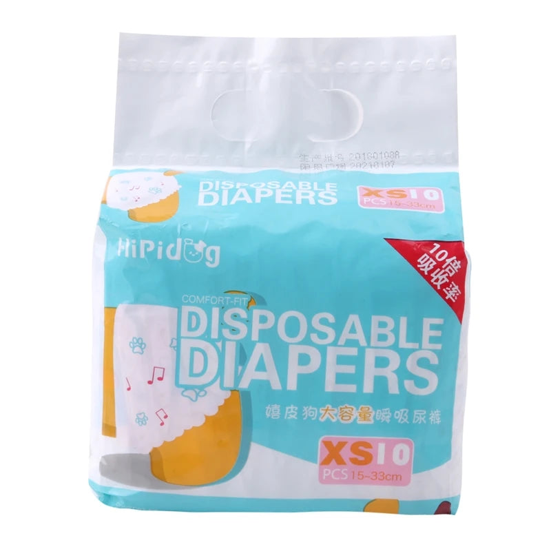 Dog Diapers Super Absorption Disposable Nappies Nonwoven Polyester Pants