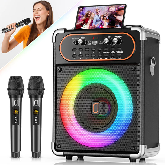 FanFun S68 Kara Ok Portable Bluetooth Speaker With Two Microphones