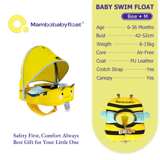 Mambobaby Float With Crotch Support And UV Canopy For Baby