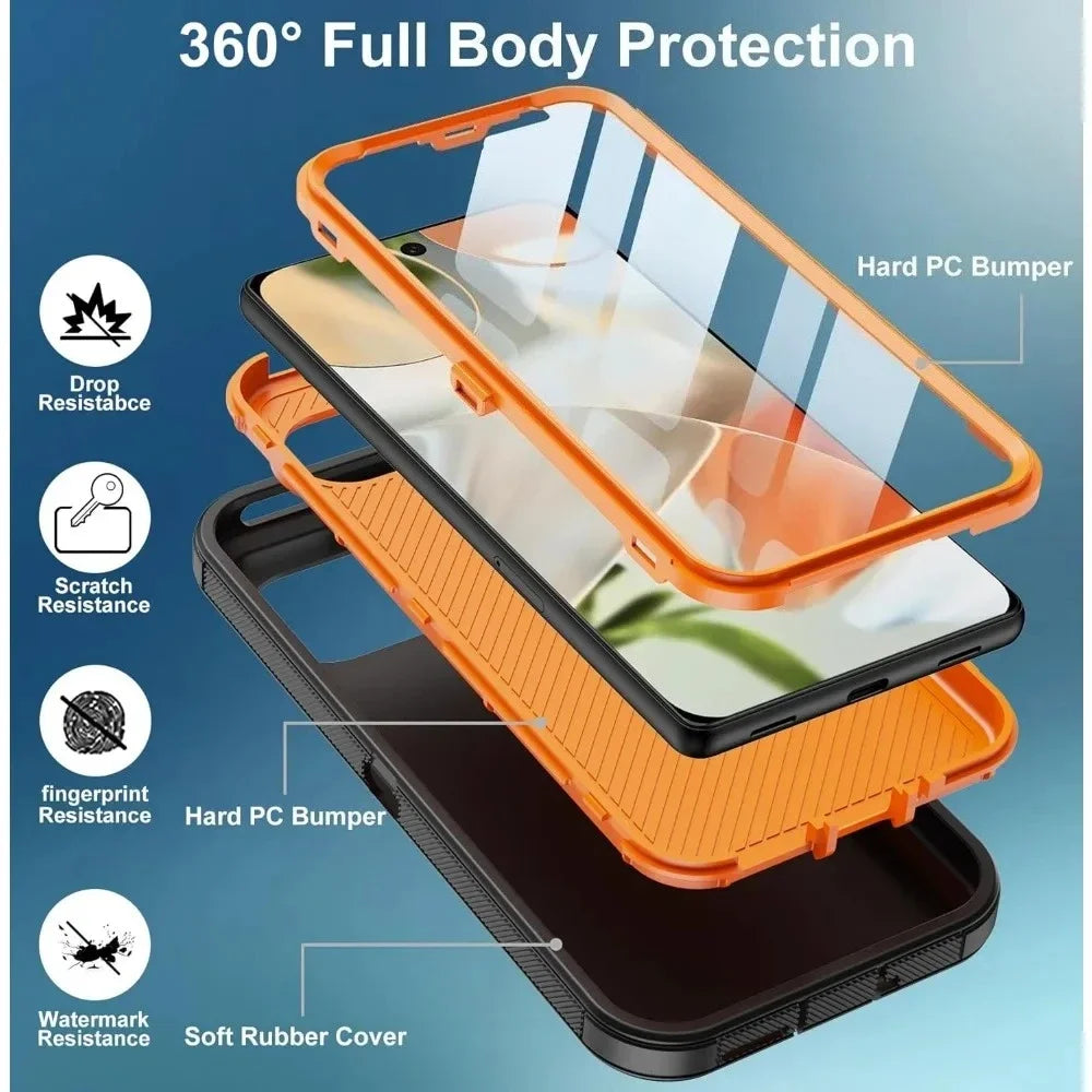 Pixel Heavy Duty Military Grade Rugged Case Shockproof Cover