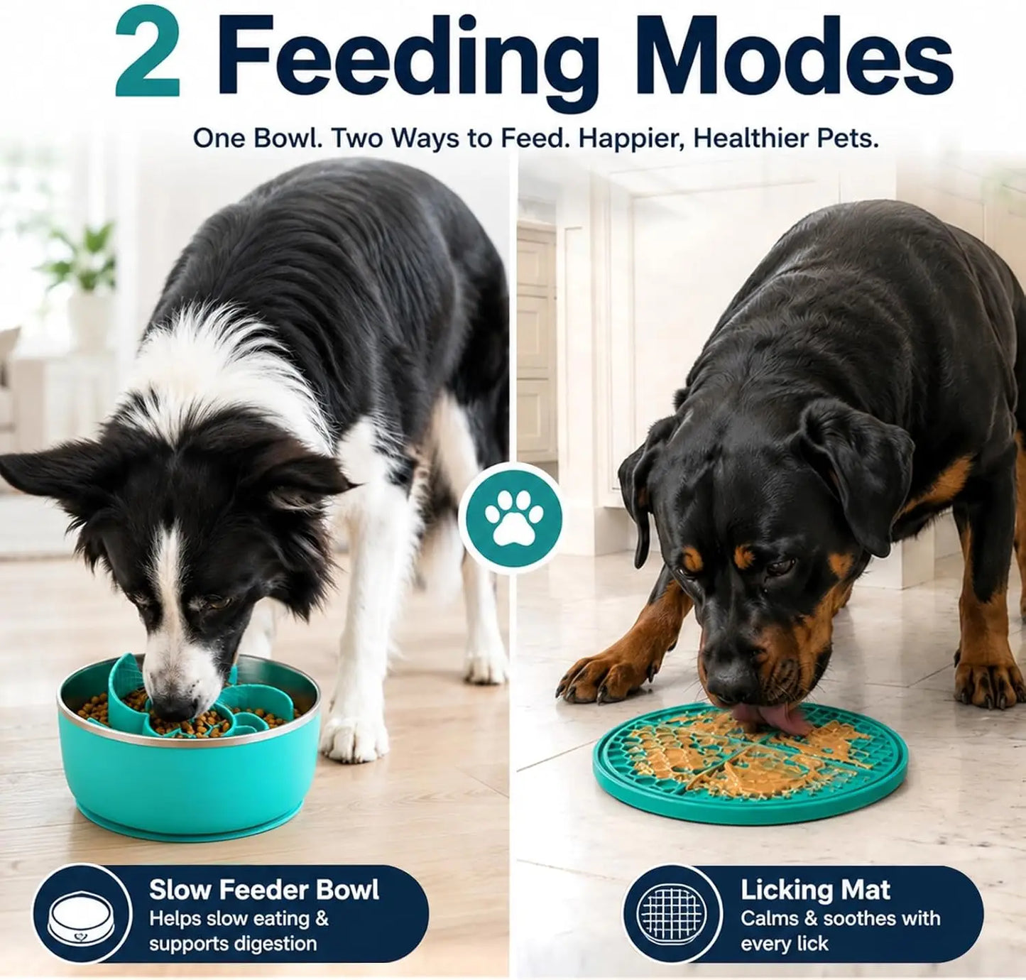 Food Grade Stainless Steel Slow Feeder Dog Bowl With Non Slip Base