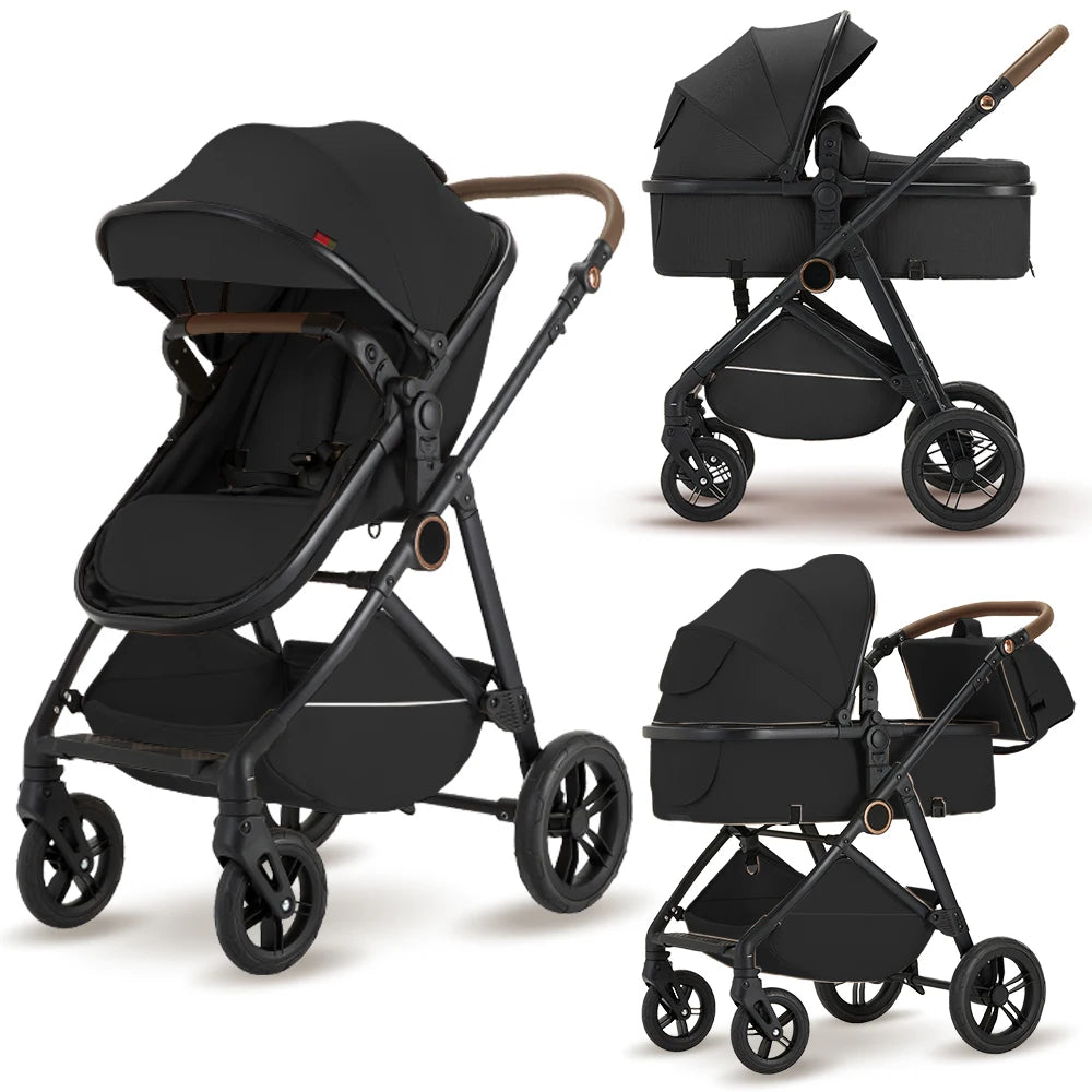 B.childhood 2 In 1 Baby Stroller Pram Foldable Adjustable Canopy