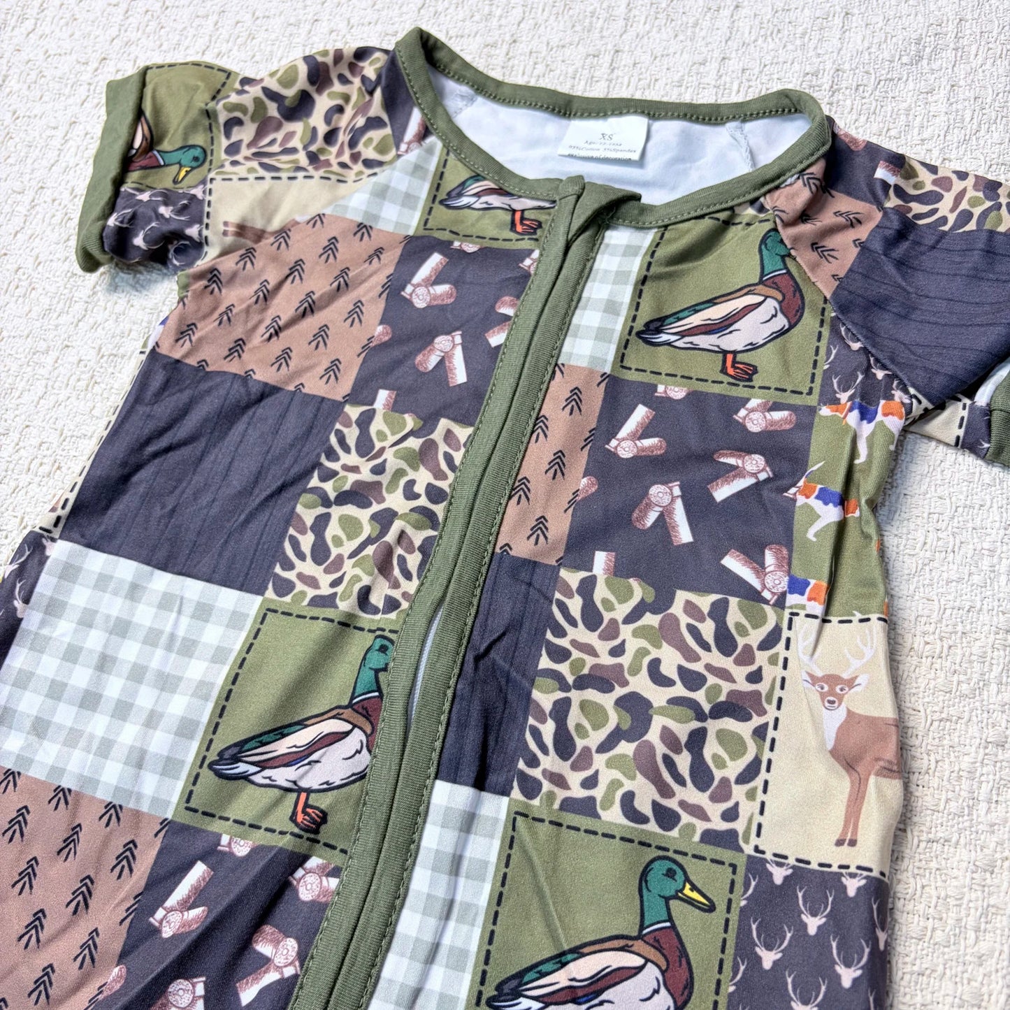 Baby Boy Summer Romper Cotton Polyester Duck Design Toddler Outfit