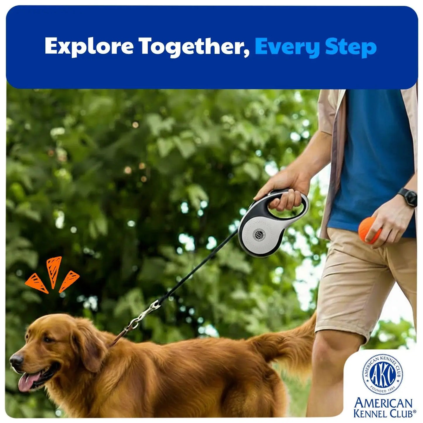 Retractable Dog Leash With One Hand Brake And Auto Extend