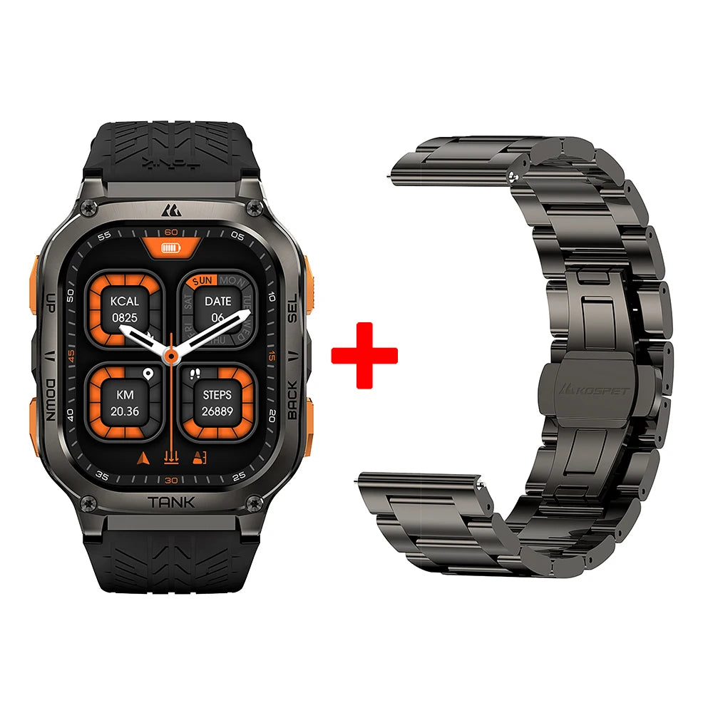 KOSPET Tank M3 Ultra GPS Smart Watch 5ATM Waterproof