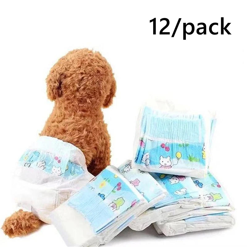 Dog Diapers Super Absorption Disposable Nappies Nonwoven Polyester Pants