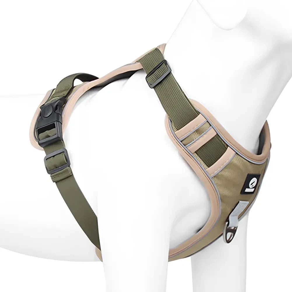 Reflective Dog Harness Oxford Cloth Adjustable Vest For Outdoor Walking