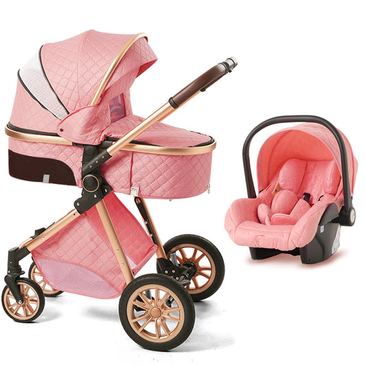 Baby Stroller 3 In 1 Travel System Infant Carrier Pushchair