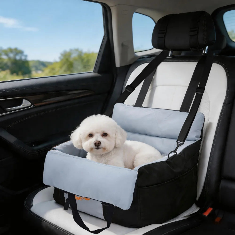 Borwart Portable Dog Car Seat Pet Booster Travel Carrier