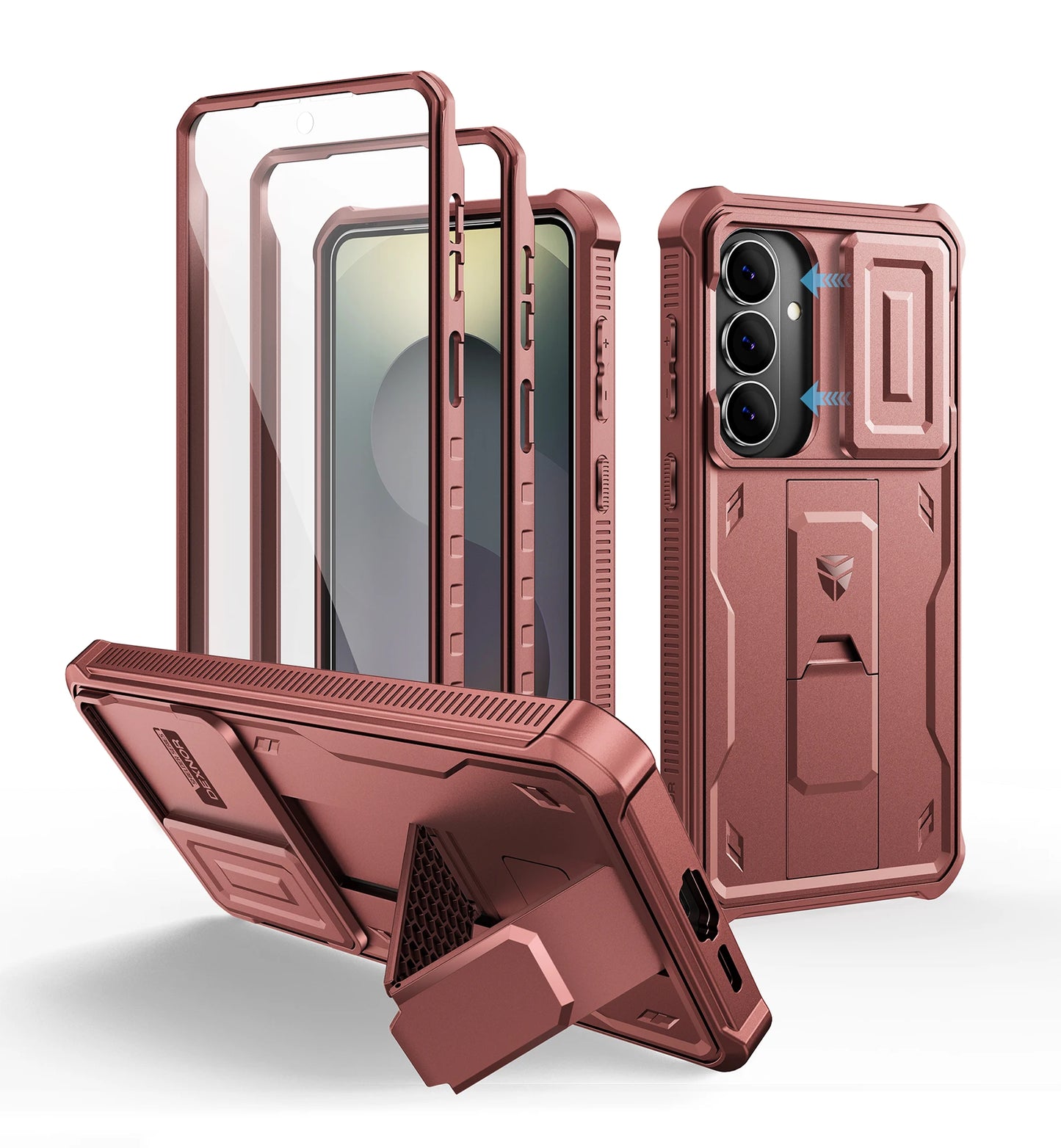 Dexnor Shockproof Case With Screen Protector And Kickstand Samsung S26